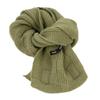 Korean-Style Green and Red Knit Scarf: Simple, Literary, Warm, Imitation Cashmere for Couples, Perfect for Autumn and Winter