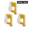 Portable Hook-Style Desktop Storage Bag with Hanging Bracket, Damage-Free Perforation Design Office Supplies