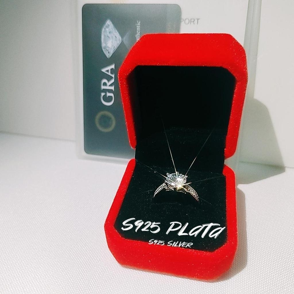 Кольцо женское, серебро 925 пробы, муассанит, 8 мм, два карата, муассанит, бездонная инкрустация, обручальное кольцо для подруги, закрытое кольцо