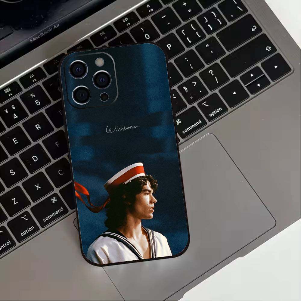 C-ConanS G-Gray Wishbone-s Phone Case For iPhone 17,16,15,14,13,12,11 Plus,Pro Max,XS,Soft Silicone Black Cover