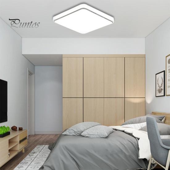 Светодиодный потолочный светильник, высокая яркость, без мерцания, защита глаз, простой стиль, современный квадратный потолочный светильник, светильник