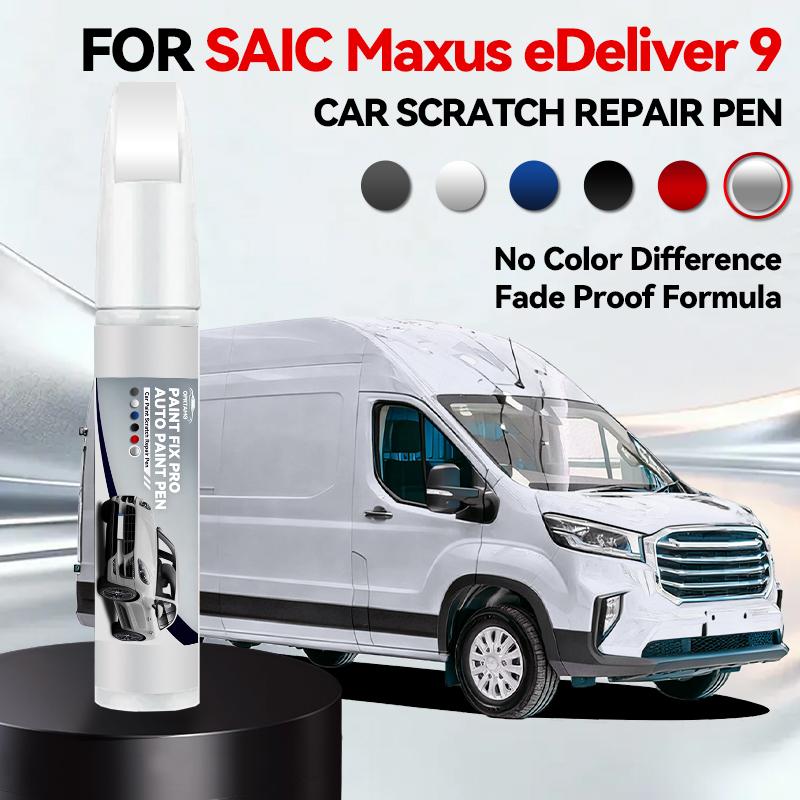 Paint Repair Pen Touch Up Scratch Remover DIY Auto Accessories For SAIC MAXUS EDeliver 9 Aurora Silver Black Blanc White Blue