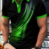 Short Sleeved Men's Golf Shirt Is Suitable for a Wide Range of Casual Style Summer Tops