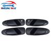 4 Pcs Black Outside Car Door Handle Front / Rear Left & Right For Honda Civic 1.5L 1.6L 1992 1993 1994 1995 1996 1997