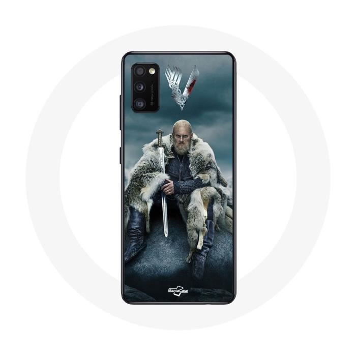 Case for Samsung Galaxy S20 Plus Vikings Series Season 6 Ragnar Lothbrok Logo V Sword Gray Background Brou