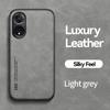KEYSION Luxury Leather Case for OPPO A78 4G A78 A98 5G Silicone+PC Soft Shockproof Phone Back Cover for OPPO A98 5G A78 4G