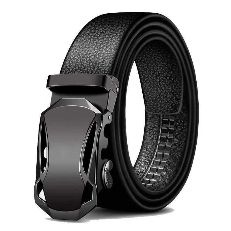 Мужской ремень Ремень из натуральной кожи Ремень с автоматической пряжкой для молодого человека Кожаный ремень Повседневный деловой ремень Мужской