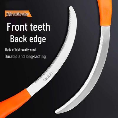 Серповидный клинок: Прецизионный триммер для травы и нож для прополки