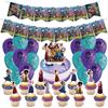 Mirabell and the House Full of Magic Birthday Decoration Party Set Encanto Disney Movie Anime Character Cute Funny Children Boys Girls Orange Green