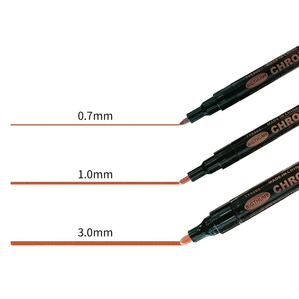 High Gloss Liquid Mirror Marker Pen Silver Marker Pen DIY Reflective Paintbrush Mirror Marker Pen Chrome Finish Metal Art Hand Crafted Pen