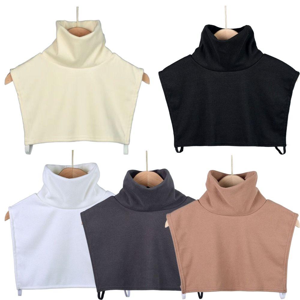 Scarves Wraps False Collar Detachable Turtleneck Neck Cover Warmer High Collars Autumn Winter
