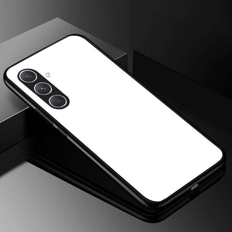 Чехол для телефона из закаленного стекла для Samsung Galaxy A05 A05S Чехол A15 A14 A24 A34 A25 A54 4G 5G Роскошный Твердый Бампер A04 A04S A04E