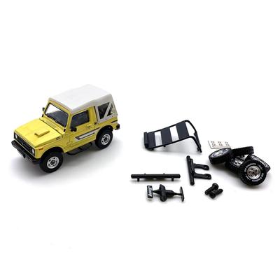 BM Creations Suzuki Jimny (JA11) желтый (Японская версия) Модельный набор RHD масштаб 1/64 64B0170