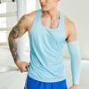 Мужской спортивный жилет, летняя ультратонкая дышащая сетчатая футболка без рукавов, одежда для фитнеса, марафона, бега на открытом воздухе, быстросохнущая майка