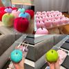 Cartoon Apple Plush Stress Reliever With Polyester Fiber Fill For Teens And Adults