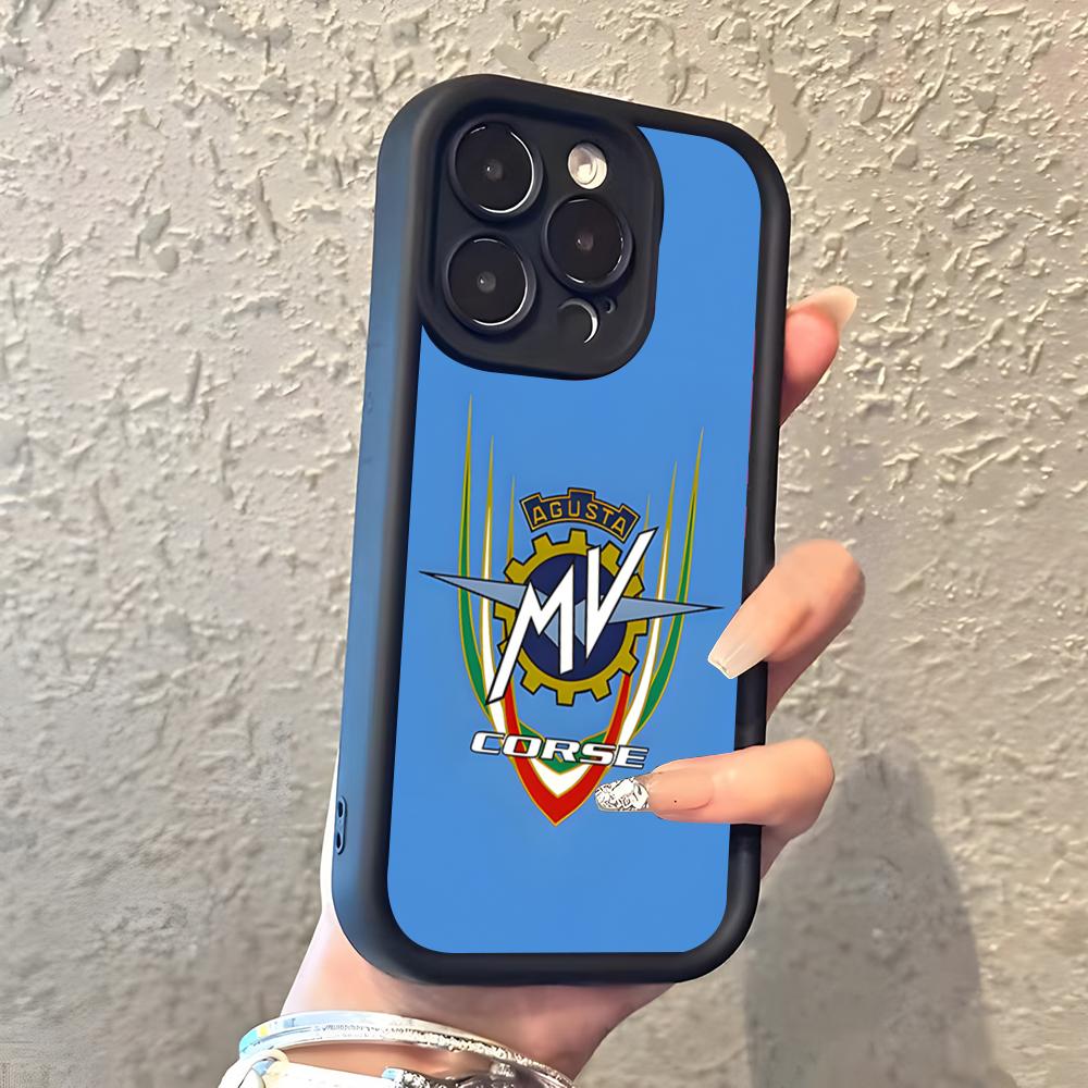 Чехол для телефона на мотоцикл MV AgustaS Для IPhone 17 Pro Max 16 15 14 Pro Max IPhone 13 Pro Max 11 Plus Силиконовый чехол