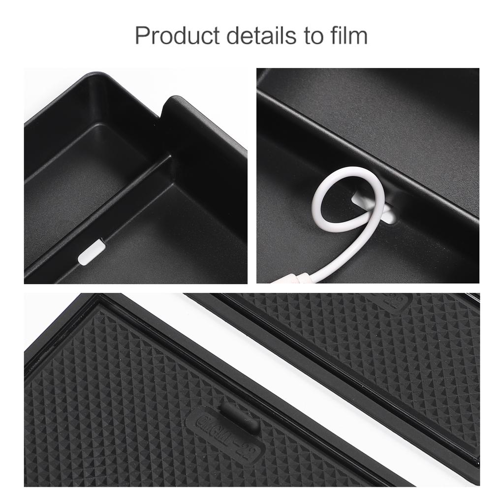 Для MG4 MG 4 EV 2022-2024 Центральный подлокотник Ящик для хранения Органайзер для лотка центральной консоли автомобиля Аксессуары для наведения порядка