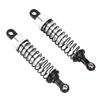 2pcs RC Car Shock Absorber 1 16 Front Rear 73mm Length Aluminum Alloy Model Truck DamperSilver