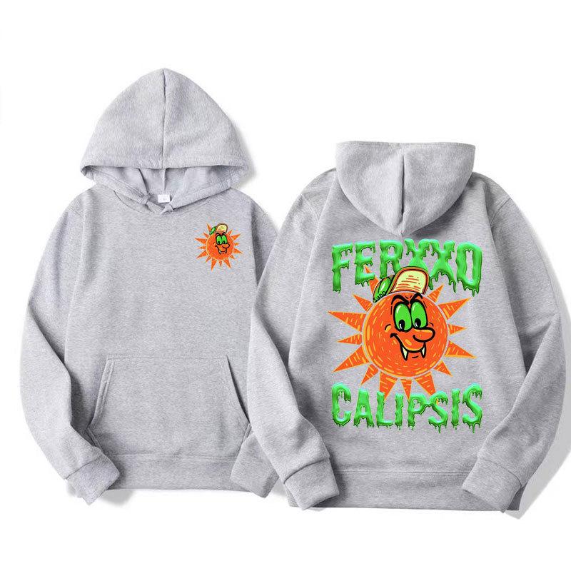 Толстовка Ferxxo Calipsis с принтом, модная, повседневная, оверсайз, унисекс, осенне-зимняя, флисовая, уличная одежда, топы, мужские судадерас