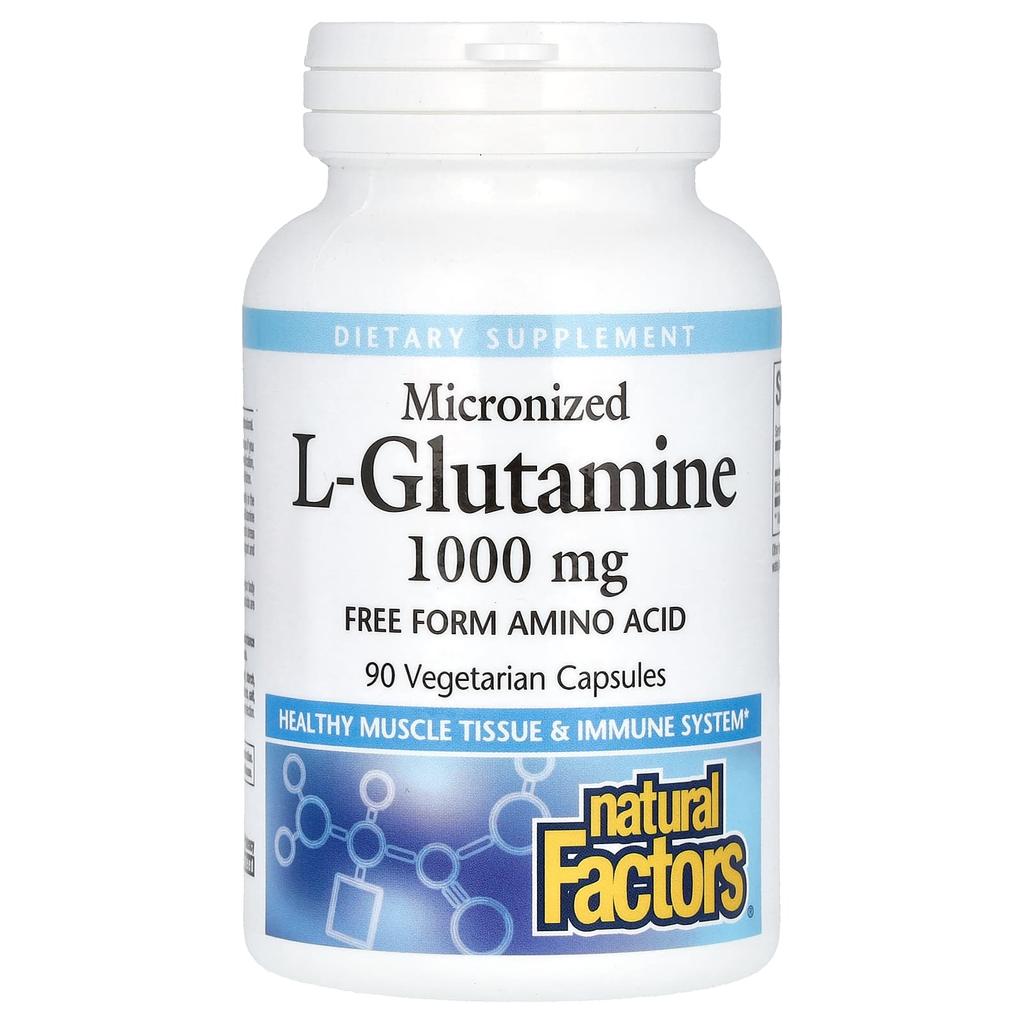 Micronized L-Glutamine, 1,000Mg, 90 Veggie Caps