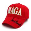 Премиальное качество, красная бейсболка MAGA с вышитой подписью, удобная, регулируемая, для ношения в течение всего дня