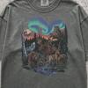 Винтажная футболка Comfort Colors с животными дикой природы - Лось Медведь Волк Олень Природа Футболка