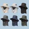 Защита лица и шеи Пляжная кепка Дышащая шляпа от солнца Новая кепка для рыбалки Весна Лето