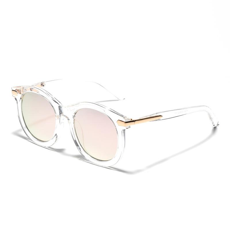 Glasses Square Semi-Metal Retro Face Cover Large Frame Sunglasses Men'S Street Personality Sunglasses Women