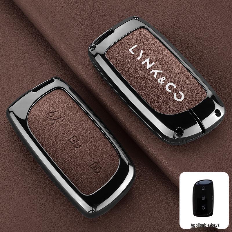 Чехол для ключа Lynk & Co для моделей 2022 года: 06, 23, 01 Новая энергия, 05, 09 - Премиум сумка и пряжка