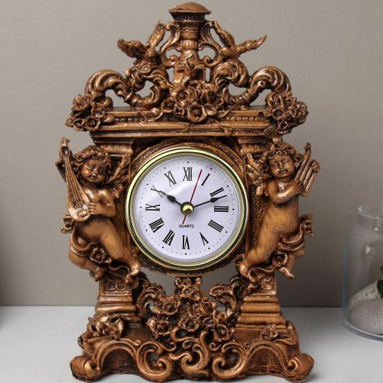 Ретро Вставка для часов Сделай сам Круглые часы Высокоточные Легко устанавливаемые Часы с инкрустацией римскими цифрами с часовым механизмом