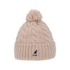 Kangol K4460sm Light Pink Cable Knit Pom Pom Beanie