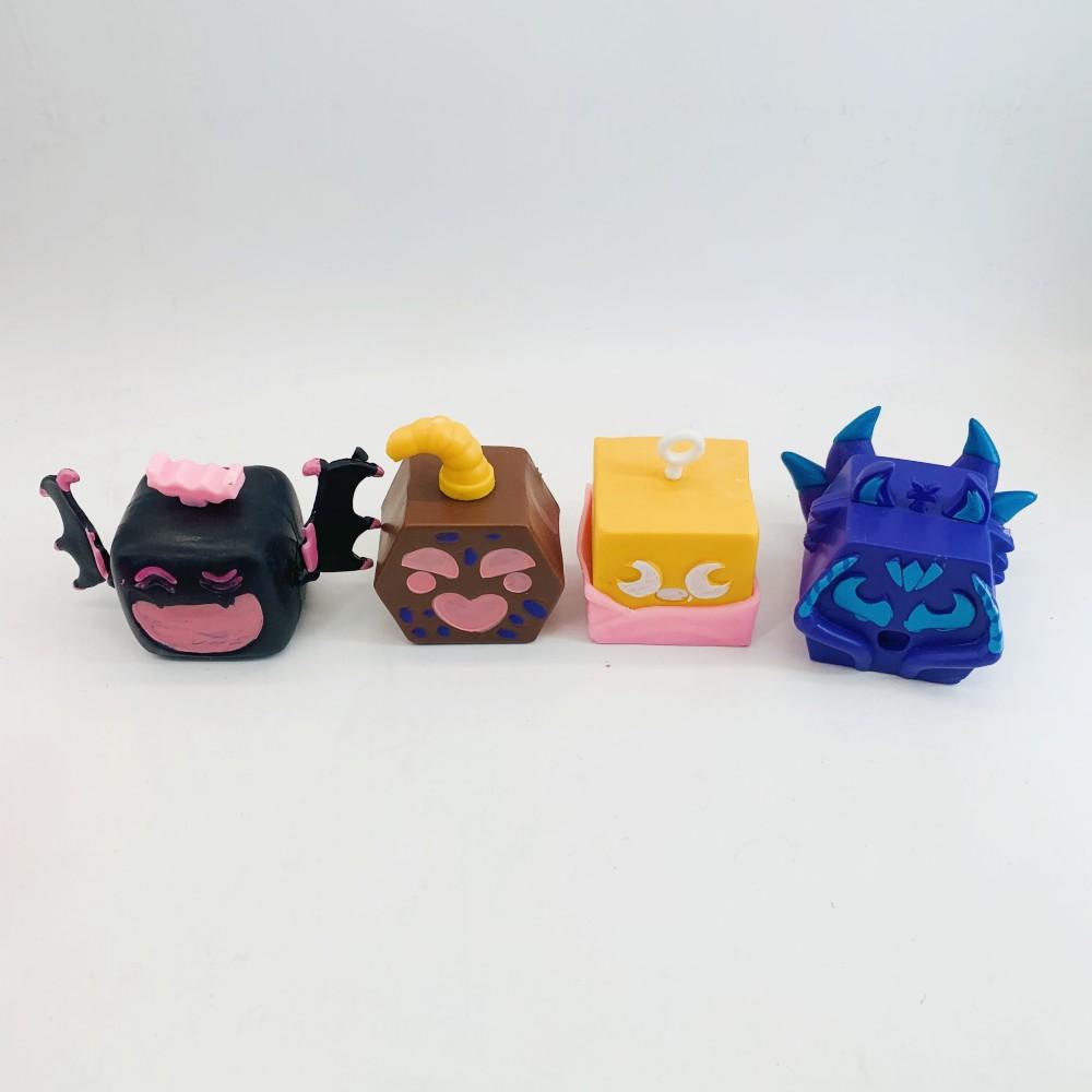 12 шт./комплект Фигурки-модели Blox Fruits Игрушки Мультяшные Квадратные Коллекция Дьяволов Фигурки Действия для Рождества Подарок на День Рождения Ребенку