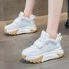 Новые массивные зимние теплые кроссовки, повседневная обувь на платформе со шнуровкой для папы, осенне-зимняя белая обувь с низким берцем, женские zapatos