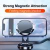 Car Phone Holder Magnetic Phone Rotation Round Adjustable Foldable Height 360 Auto Mobile Mount Support Stand