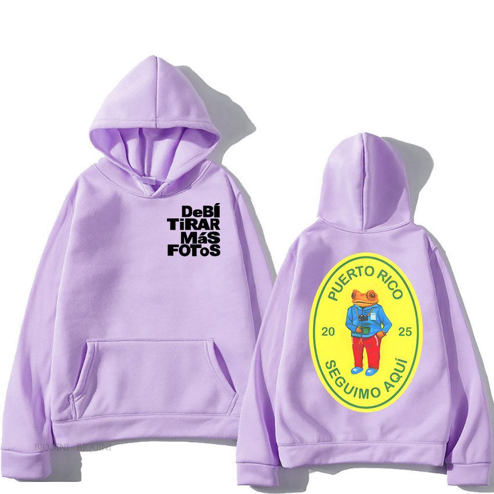 Debí Tirar Más Fotos Album 2025 Hoodies Bad Bunny DTMF Printing Sweatshirts for Men/Women Уличная одежда унисекс с длинным рукавом