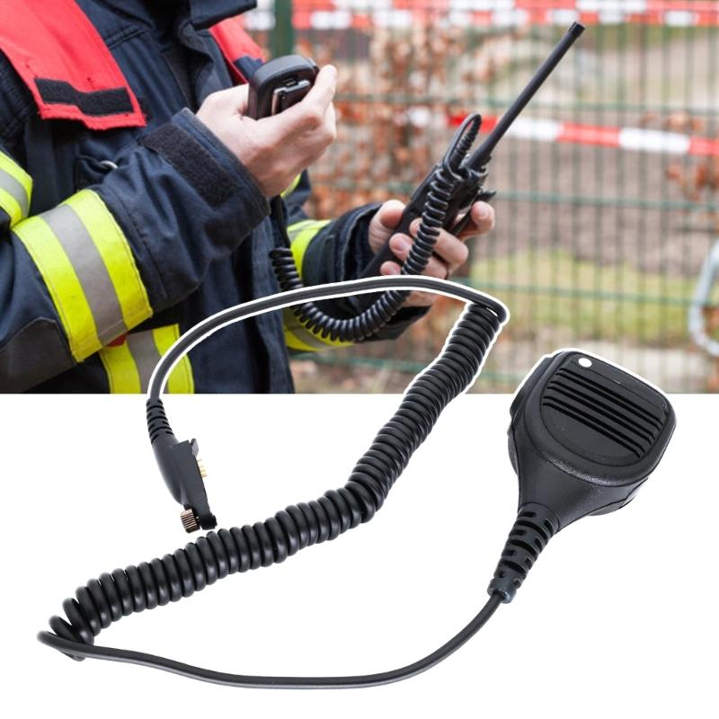 Ручной микрофон Hands frees Наплечный лацканный ручной микрофон с 3,5-мм аудио разъемами Наплечный лацканный для GP338plus GP328plus