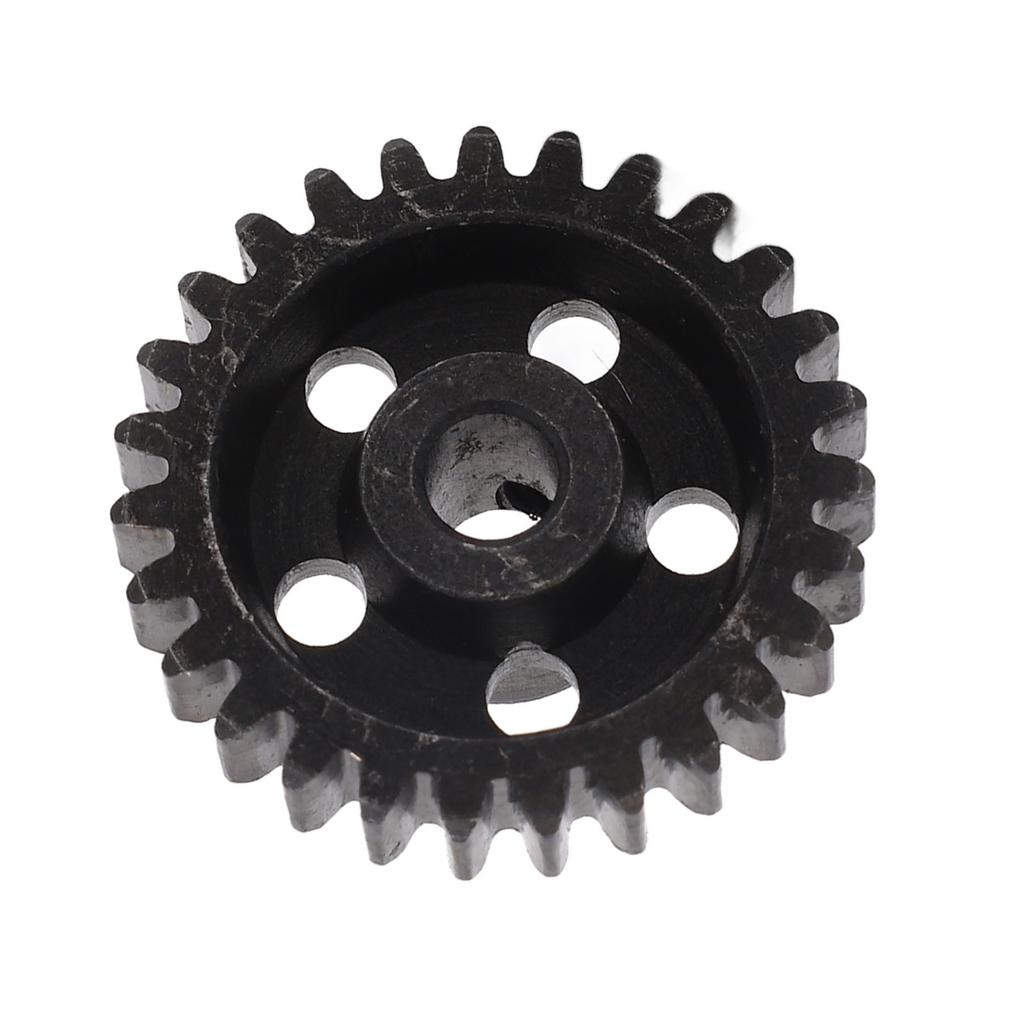 27T Motor Gear for Arrma 1/7 1/8 RC Cars Steel Pinion Gear Fits 5mm Shaft ARA311057BL RC Gear Parts M1.0 5mm Aperture