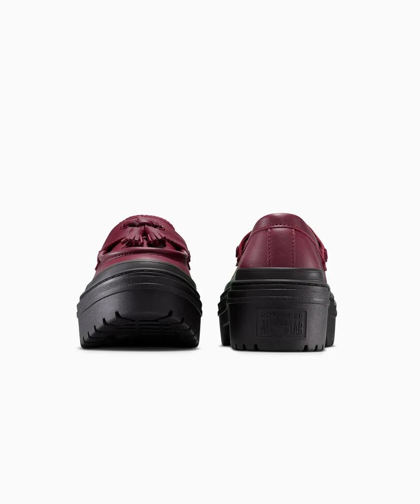 Converse Chuck Taylor All Star Rugged Heel Loafers Leather Deep Bordeaux A14708C