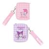 Sanrio Kuromi + My Melody Wallet Set of 2 Women's Half Wallet Coin Purse Zipper Type