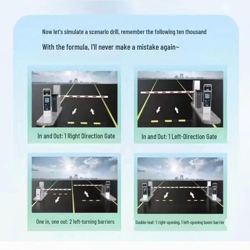 Dahua Smart Parking Barrier Gate System CN plug (adapter included)