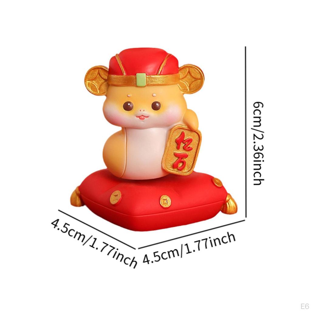 Year Statue Animal Sculpture Collection Birthday Gift Decorative Figurine Tabletop Ornament