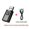 USB Bluetooth 5.0 Передатчик Приемник Микрофон 3 в 1 EDR Адаптер Донгл 3,5 мм AUX для ТВ ПК Наушников Домашняя Стерео Автомобильная HIFI Аудиосистема