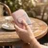 Patchwork Style PU Two-tone Key Case Mini Size Multi Slots Card Holder Multifunctional Portable Keychain Wallet Women