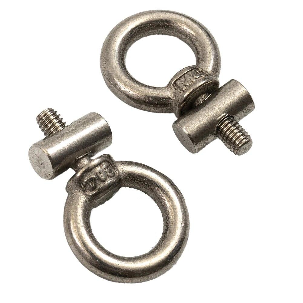 2PCS/set Awning Rail Campervan Awning Rail Stoppers 6mm Stops Hooks Stainless Steel RV Trailer Accessories Tarpaulin Stoppers