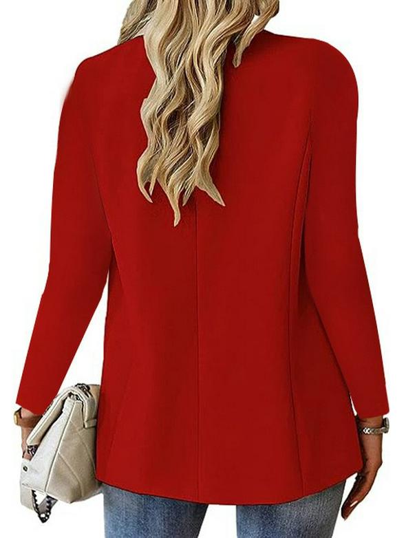 Женский осенний кардиган-блейзер с длинным рукавом, многоцветный, 2024