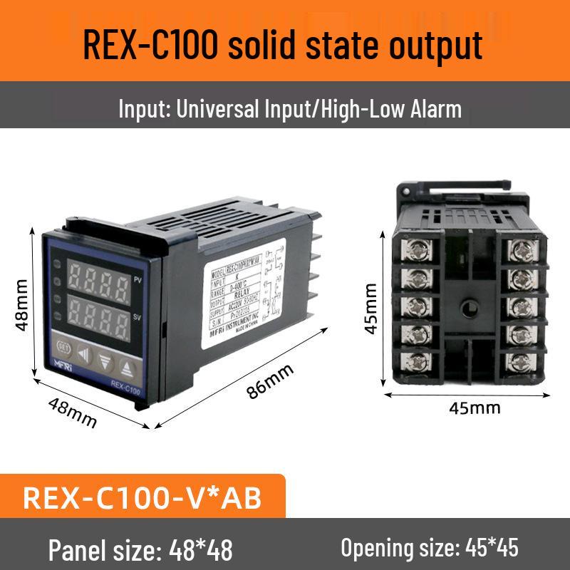 REX-C100 Интеллектуальный ПИД-регулятор температуры цифровой 220В