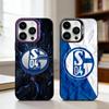 S-Schalke 04 T-Команда Цвета Стильный Чехол Для Телефона Для iPhone17,16,15,14,13,12,11,Pro,MAX Серый Матовый Силиконовый Черный Чехол
