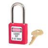 MASTER LOCK COMPANY Government Safety Lockout Zenex 1 1 6 Locks Per Box 1/2" Red, Key,