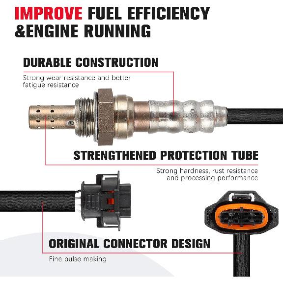 234-4528 Downstream Oxygen O2 Sensor Compatible for Chevy Cruze Sonic Trax for Pontiac G8 for Buick Encore for Saab 9-3 9-4X 9-5 for Saturn Vue