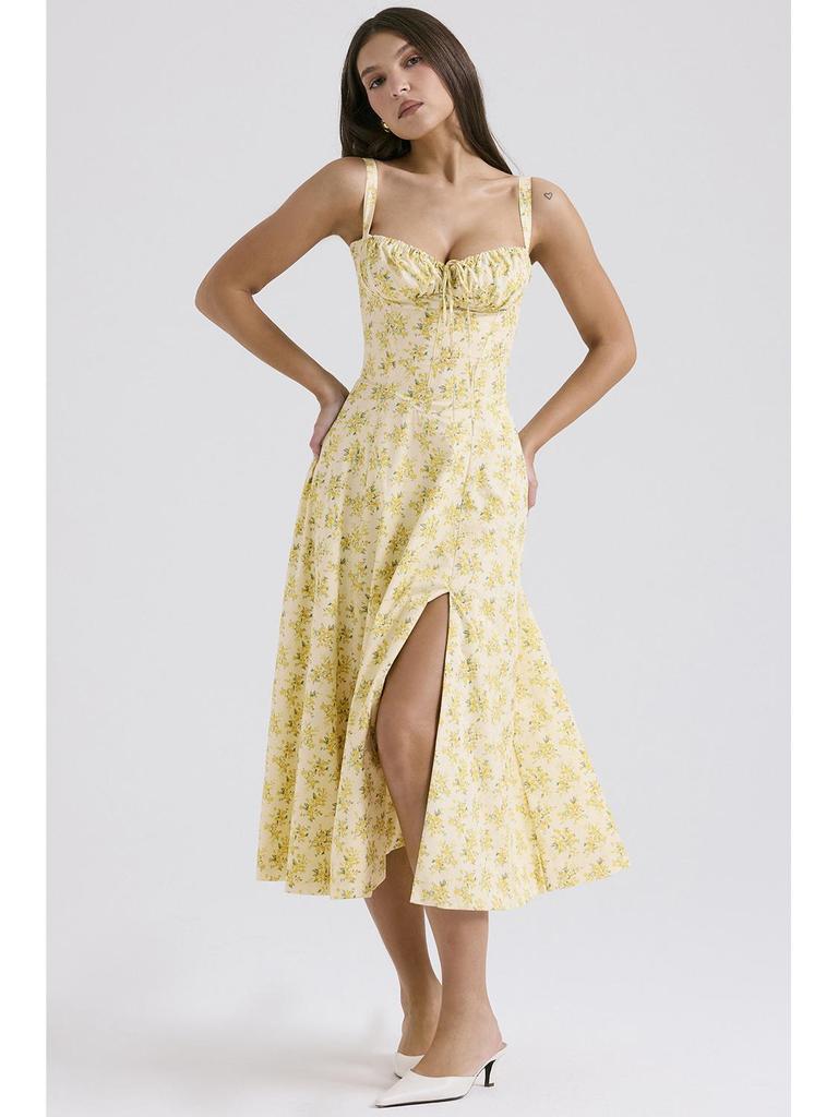 2026 Элегантное французское летнее платье-слинг высокого класса для женщин